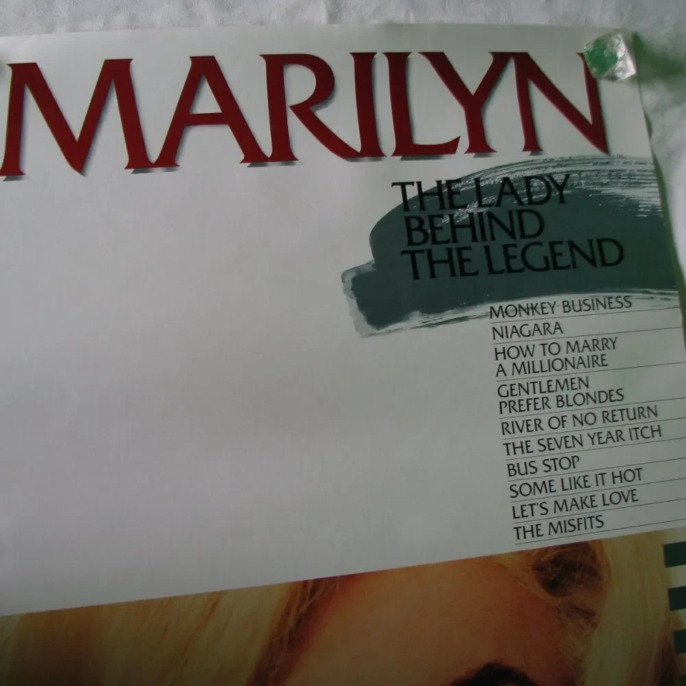 Vintage Marilyn Monroe Promo Poster 1983